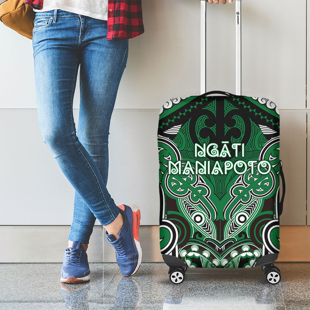 Aotearoa Iwi Ngati Maniapoto Luggage Cover Maori Kowhaiwhai Pattern LT19 - Polynesian Pride