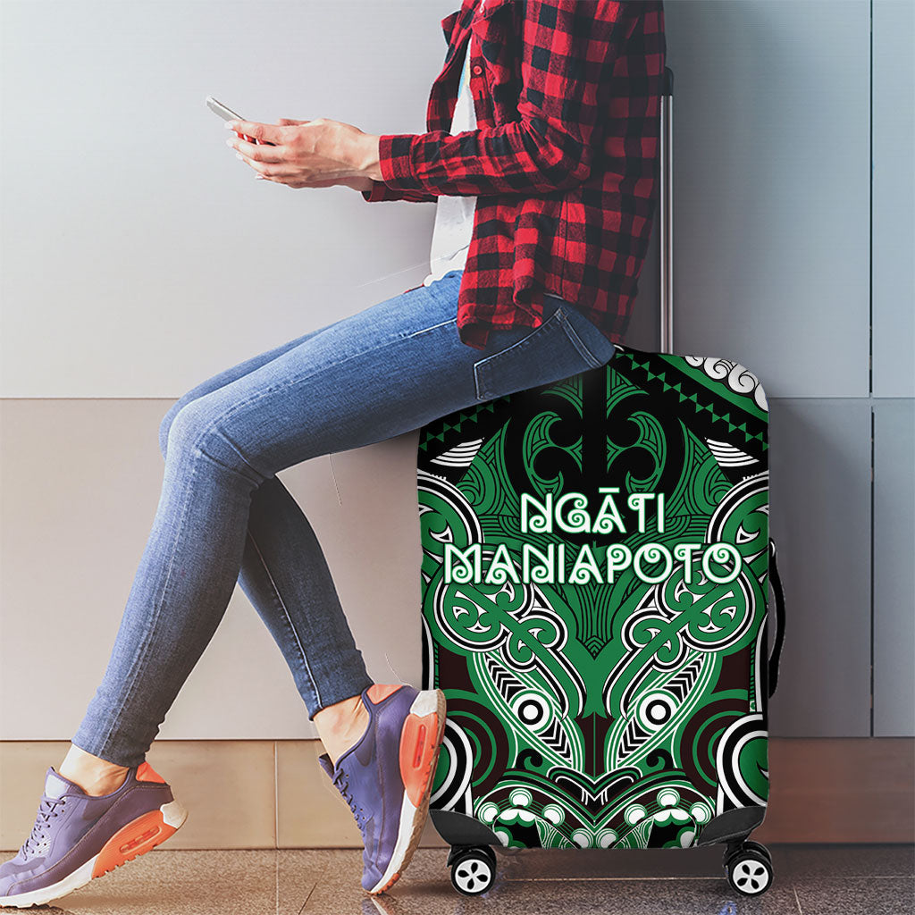 Aotearoa Iwi Ngati Maniapoto Luggage Cover Maori Kowhaiwhai Pattern LT19 - Polynesian Pride