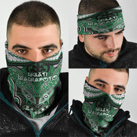 Aotearoa Iwi Ngati Maniapoto Neck Gaiter Maori Kowhaiwhai Pattern LT19 - Polynesian Pride