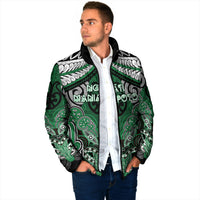 Aotearoa Iwi Ngati Maniapoto Personalised Padded Jacket Maori Kowhaiwhai Pattern LT19 - Polynesian Pride