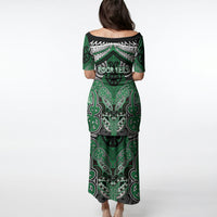 Aotearoa Iwi Ngati Maniapoto Personalised Puletasi Maori Kowhaiwhai Pattern LT19 - Polynesian Pride