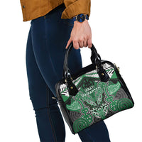 Aotearoa Iwi Ngati Maniapoto Shoulder Handbag Maori Kowhaiwhai Pattern LT19 - Polynesian Pride