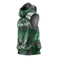 Aotearoa Iwi Ngati Maniapoto Personalised Sleeveless Hoodie Maori Kowhaiwhai Pattern LT19 - Polynesian Pride