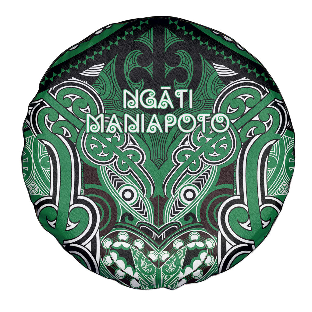 Aotearoa Iwi Ngati Maniapoto Spare Tire Cover Maori Kowhaiwhai Pattern LT19 - Polynesian Pride