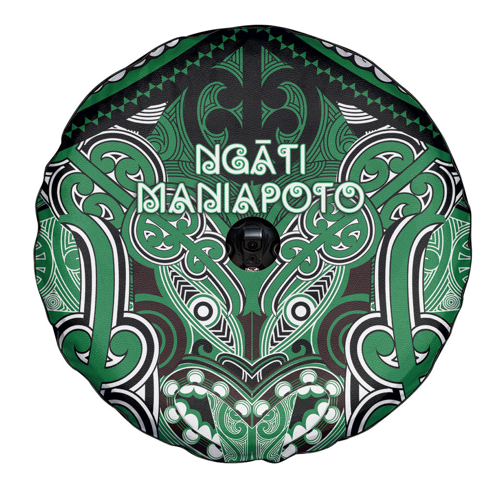 Aotearoa Iwi Ngati Maniapoto Spare Tire Cover Maori Kowhaiwhai Pattern LT19 - Polynesian Pride