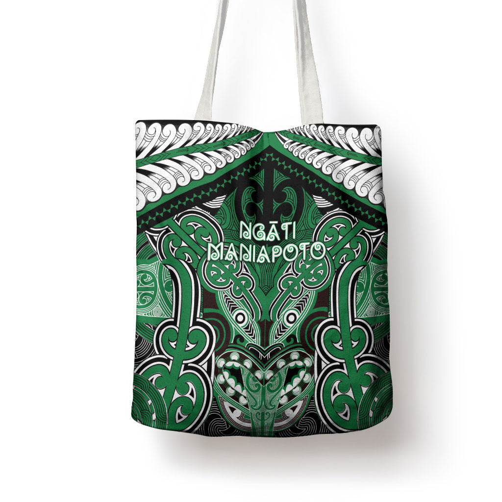 Aotearoa Iwi Ngati Maniapoto Tote Bag Maori Kowhaiwhai Pattern LT19 - Polynesian Pride