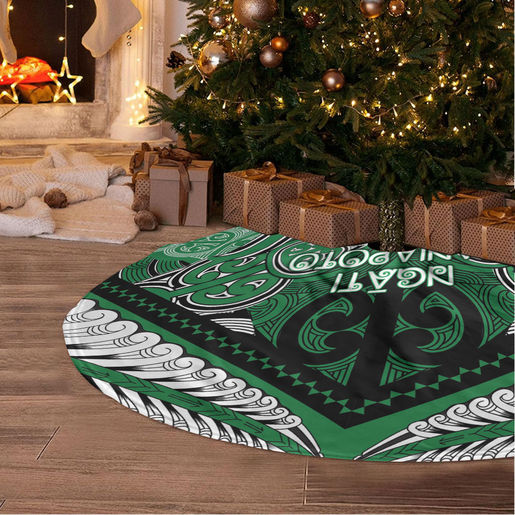 Aotearoa Iwi Ngati Maniapoto Tree Skirt Maori Kowhaiwhai Pattern LT19 - Polynesian Pride