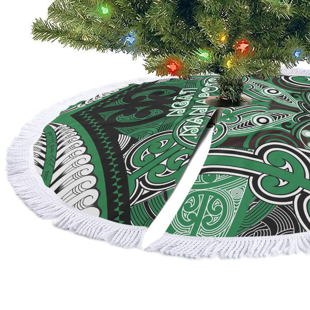 Aotearoa Iwi Ngati Maniapoto Tree Skirt Maori Kowhaiwhai Pattern LT19 - Polynesian Pride