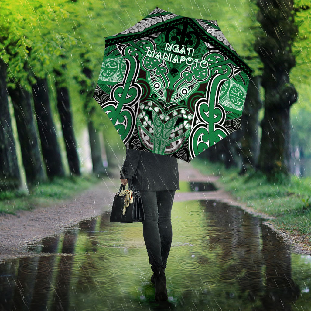 Aotearoa Iwi Ngati Maniapoto Umbrella Maori Kowhaiwhai Pattern LT19 - Polynesian Pride