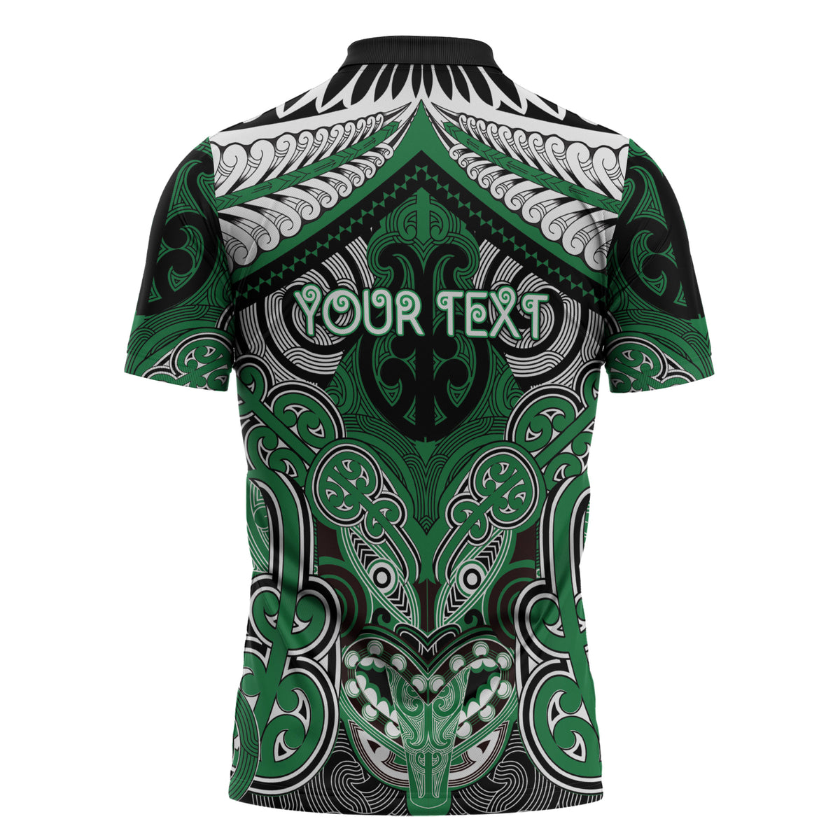 Aotearoa Iwi Ngati Maniapoto Personalised Zipper Polo Shirt Maori Kowhaiwhai Pattern LT19 - Polynesian Pride