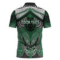 Aotearoa Iwi Ngati Maniapoto Personalised Zipper Polo Shirt Maori Kowhaiwhai Pattern LT19 - Polynesian Pride