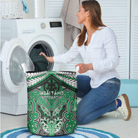 Aotearoa Iwi Ngai Tahu Laundry Basket Maori Kowhaiwhai Pattern LT19 - Polynesian Pride