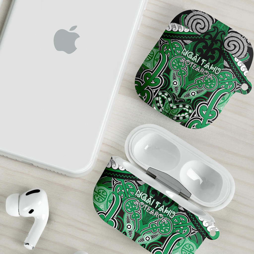 Aotearoa Iwi Ngai Tahu AirPods Case Maori Kowhaiwhai Pattern LT19 - Polynesian Pride