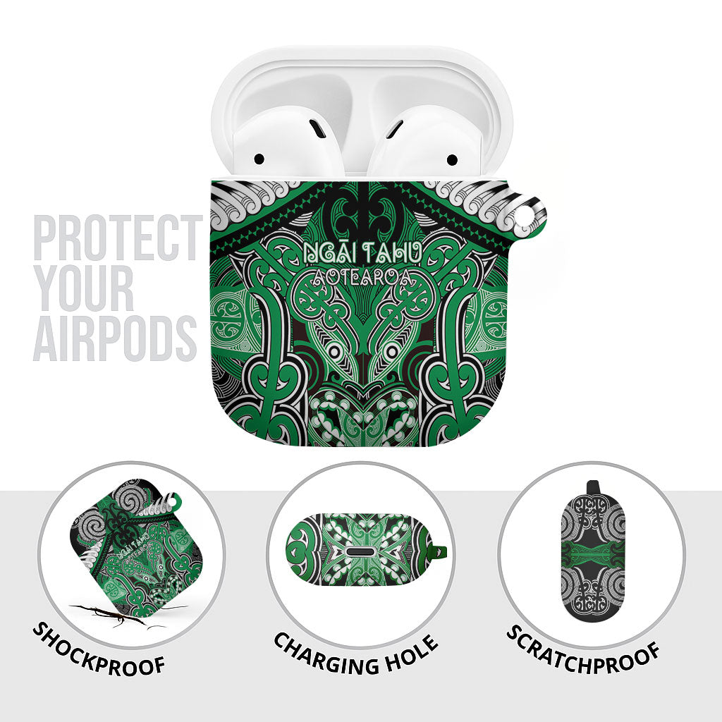 Aotearoa Iwi Ngai Tahu AirPods Case Maori Kowhaiwhai Pattern LT19 - Polynesian Pride