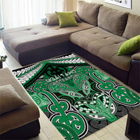 Aotearoa Iwi Ngai Tahu Area Rug Maori Kowhaiwhai Pattern LT19 - Polynesian Pride
