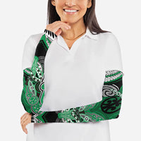 Aotearoa Iwi Ngai Tahu Personalised Arm Sleeves Maori Kowhaiwhai Pattern LT19 - Polynesian Pride
