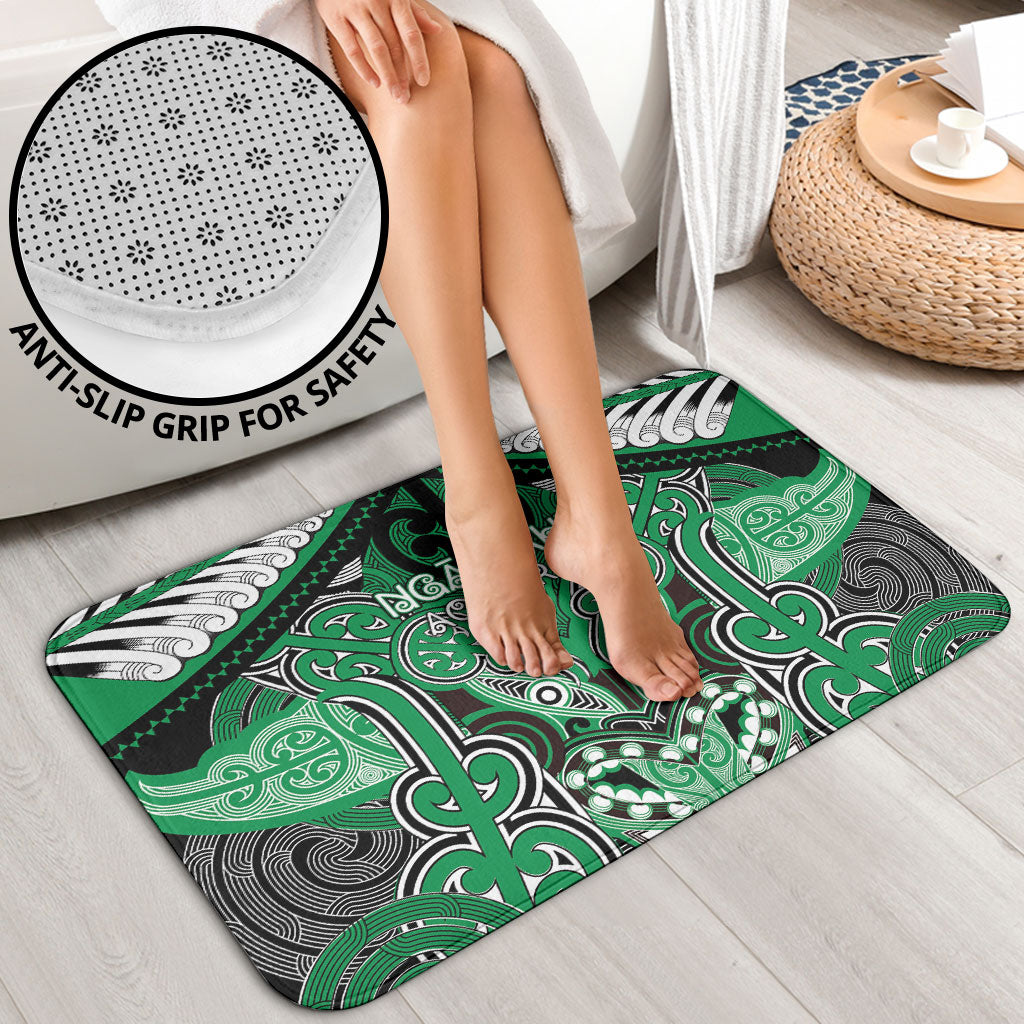 Aotearoa Iwi Ngai Tahu Bathroom Set Maori Kowhaiwhai Pattern LT19 - Polynesian Pride
