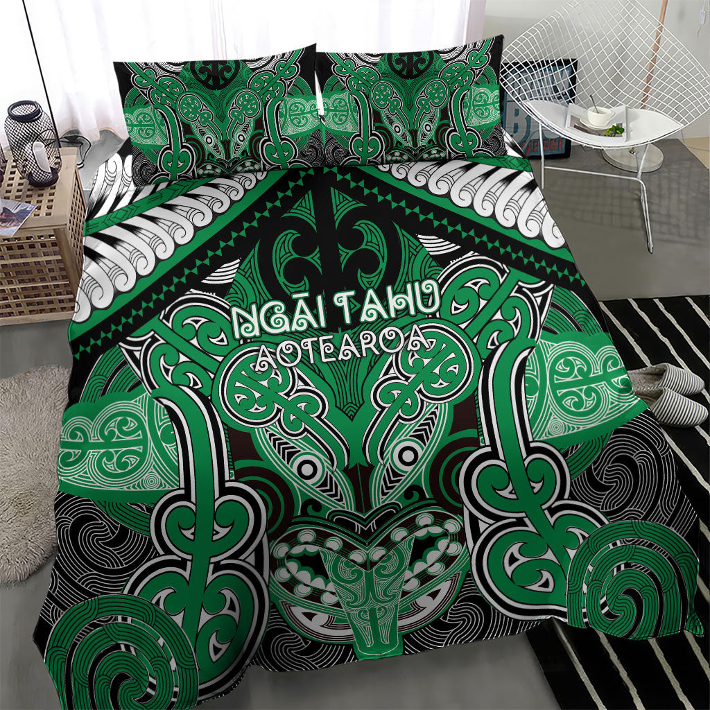 Aotearoa Iwi Ngai Tahu Bedding Set Maori Kowhaiwhai Pattern LT19 - Polynesian Pride