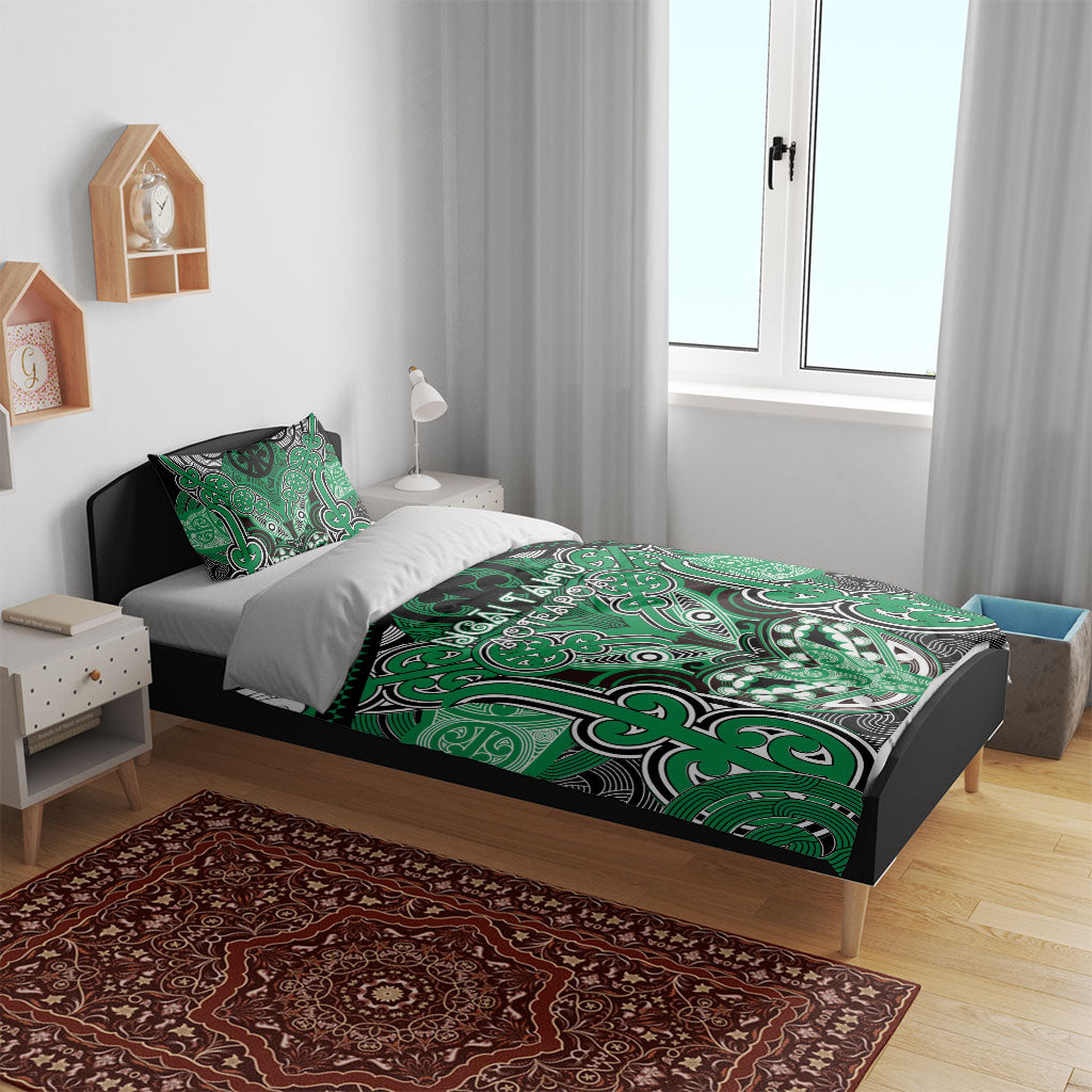 Aotearoa Iwi Ngai Tahu Bedding Set Maori Kowhaiwhai Pattern LT19 - Polynesian Pride