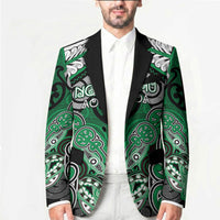 Aotearoa Iwi Ngai Tahu Personalised Blazer Maori Kowhaiwhai Pattern LT19 - Polynesian Pride