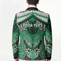 Aotearoa Iwi Ngai Tahu Personalised Blazer Maori Kowhaiwhai Pattern LT19 - Polynesian Pride