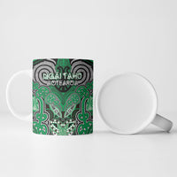 Aotearoa Iwi Ngai Tahu Personalised Ceramic Mug Maori Kowhaiwhai Pattern LT19 - Polynesian Pride
