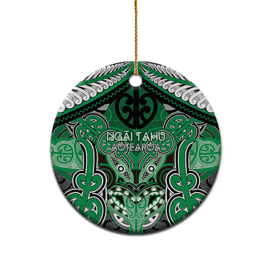 Aotearoa Iwi Ngai Tahu Personalised Ceramic Ornament Maori Kowhaiwhai Pattern LT19 - Polynesian Pride