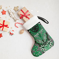 Aotearoa Iwi Ngai Tahu Personalised Christmas Stocking Maori Kowhaiwhai Pattern LT19 - Polynesian Pride