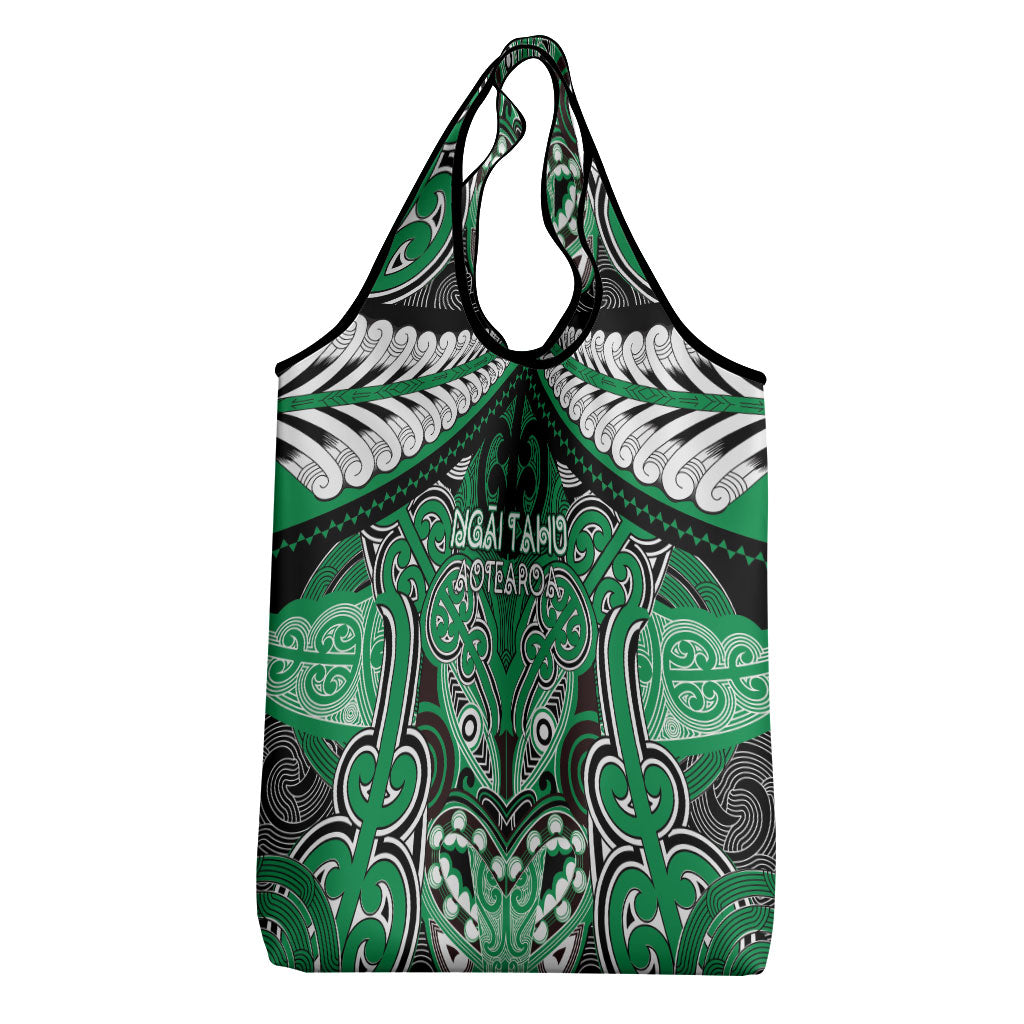 Aotearoa Iwi Ngai Tahu Grocery Bag Maori Kowhaiwhai Pattern LT19 - Polynesian Pride