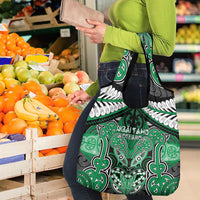 Aotearoa Iwi Ngai Tahu Grocery Bag Maori Kowhaiwhai Pattern LT19 - Polynesian Pride
