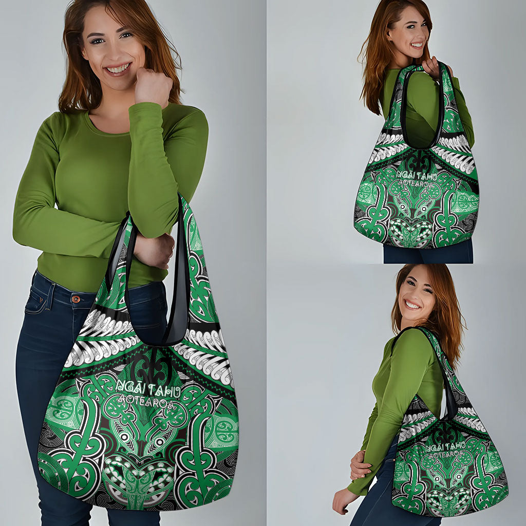 Aotearoa Iwi Ngai Tahu Grocery Bag Maori Kowhaiwhai Pattern LT19 - Polynesian Pride