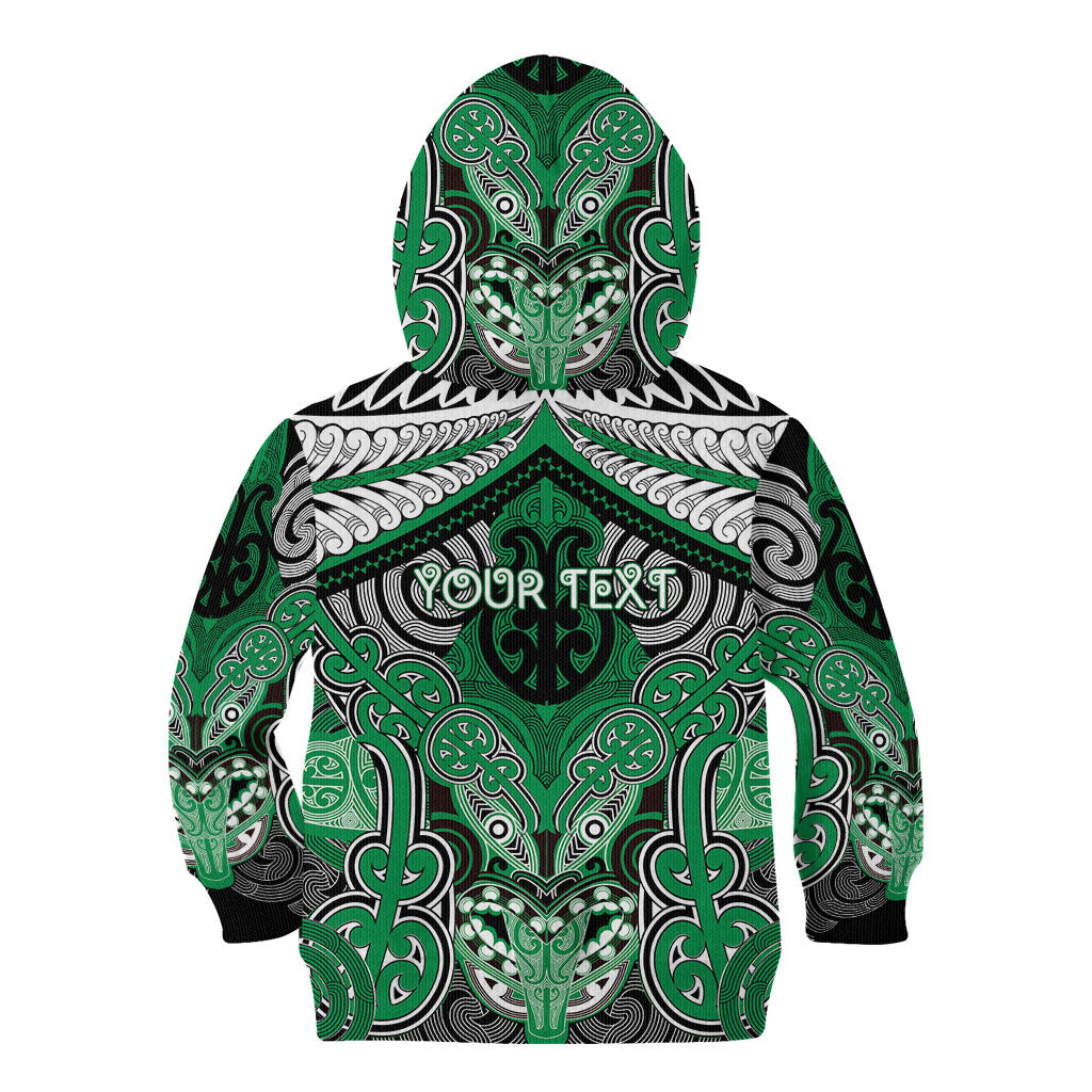 Aotearoa Iwi Ngai Tahu Personalised Kid Hoodie Maori Kowhaiwhai Pattern LT19 - Polynesian Pride