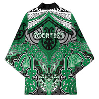 Aotearoa Iwi Ngai Tahu Personalised Kimono Maori Kowhaiwhai Pattern LT19 - Polynesian Pride