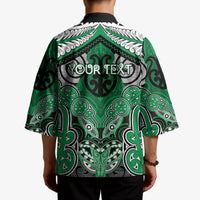 Aotearoa Iwi Ngai Tahu Personalised Kimono Maori Kowhaiwhai Pattern LT19 - Polynesian Pride