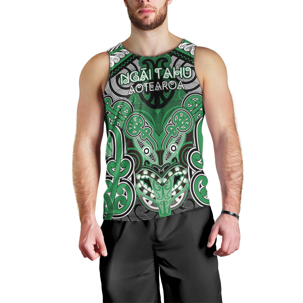 Aotearoa Iwi Ngai Tahu Personalised Men Tank Top Maori Kowhaiwhai Pattern LT19 - Polynesian Pride