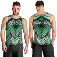 Aotearoa Iwi Ngai Tahu Personalised Men Tank Top Maori Kowhaiwhai Pattern LT19 - Polynesian Pride