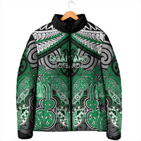 Aotearoa Iwi Ngai Tahu Personalised Padded Jacket Maori Kowhaiwhai Pattern LT19 - Polynesian Pride