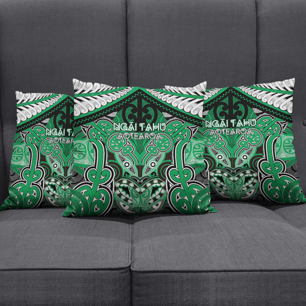 Aotearoa Iwi Ngai Tahu Pillow Cover Maori Kowhaiwhai Pattern LT19 - Polynesian Pride