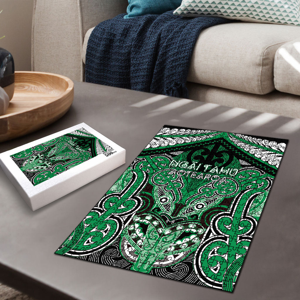 Aotearoa Iwi Ngai Tahu Puzzle Maori Kowhaiwhai Pattern LT19 - Polynesian Pride