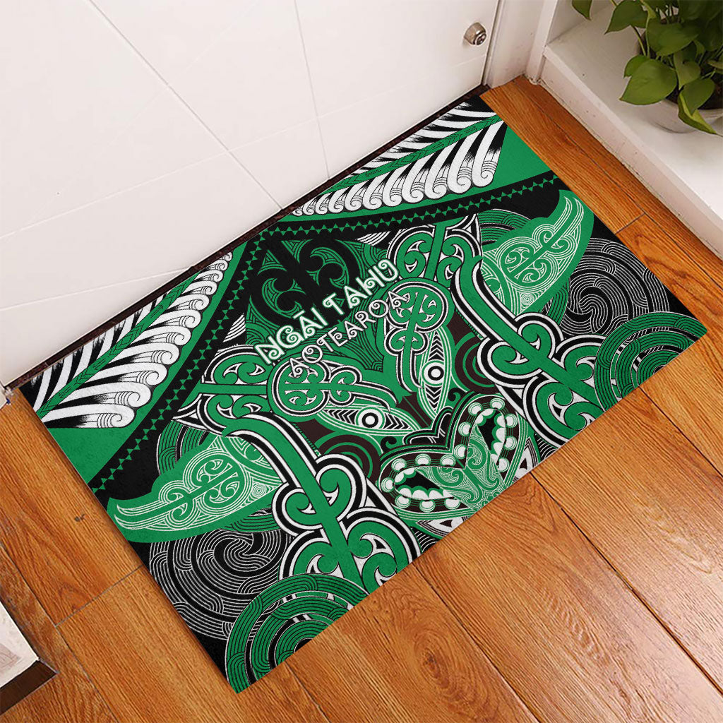 Aotearoa Iwi Ngai Tahu Rubber Doormat Maori Kowhaiwhai Pattern LT19 - Polynesian Pride