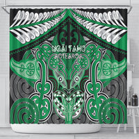 Aotearoa Iwi Ngai Tahu Shower Curtain Maori Kowhaiwhai Pattern LT19 - Polynesian Pride