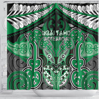 Aotearoa Iwi Ngai Tahu Shower Curtain Maori Kowhaiwhai Pattern LT19 - Polynesian Pride