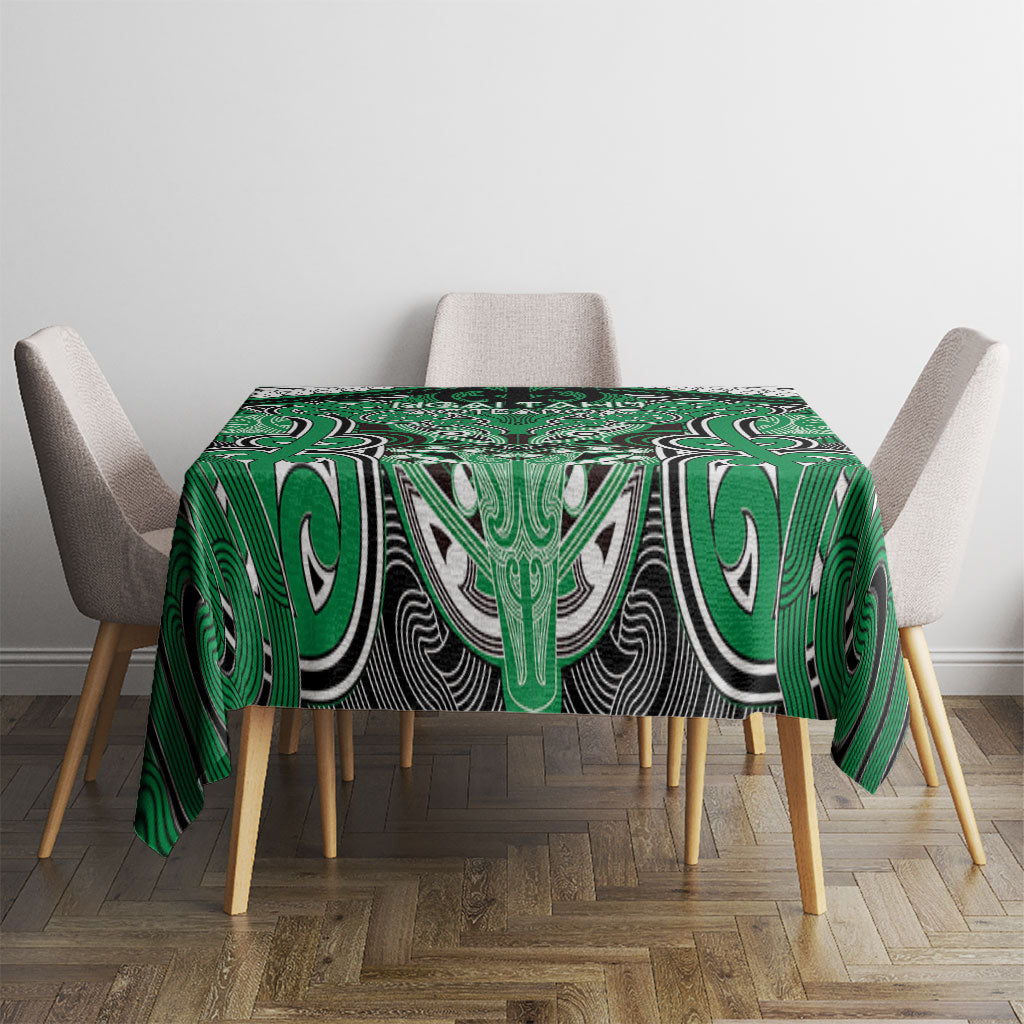Aotearoa Iwi Ngai Tahu Tablecloth Maori Kowhaiwhai Pattern LT19 - Polynesian Pride
