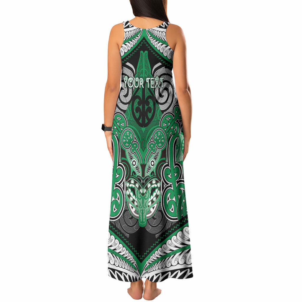 Aotearoa Iwi Ngai Tahu Personalised Tank Maxi Dress Maori Kowhaiwhai Pattern LT19 - Polynesian Pride