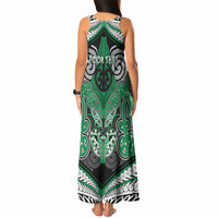 Aotearoa Iwi Ngai Tahu Personalised Tank Maxi Dress Maori Kowhaiwhai Pattern LT19 - Polynesian Pride