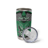 Aotearoa Iwi Ngai Tahu Personalised Tumbler Cup Maori Kowhaiwhai Pattern LT19 - Polynesian Pride