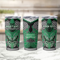 Aotearoa Iwi Ngai Tahu Personalised Tumbler Cup Maori Kowhaiwhai Pattern LT19 - Polynesian Pride