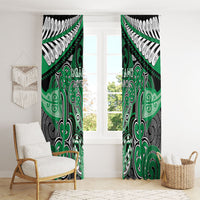 Aotearoa Iwi Ngai Tahu Window Curtain Maori Kowhaiwhai Pattern LT19 - Polynesian Pride