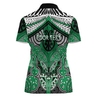 Aotearoa Iwi Ngai Tahu Personalised Women Polo Shirt Maori Kowhaiwhai Pattern LT19 - Polynesian Pride