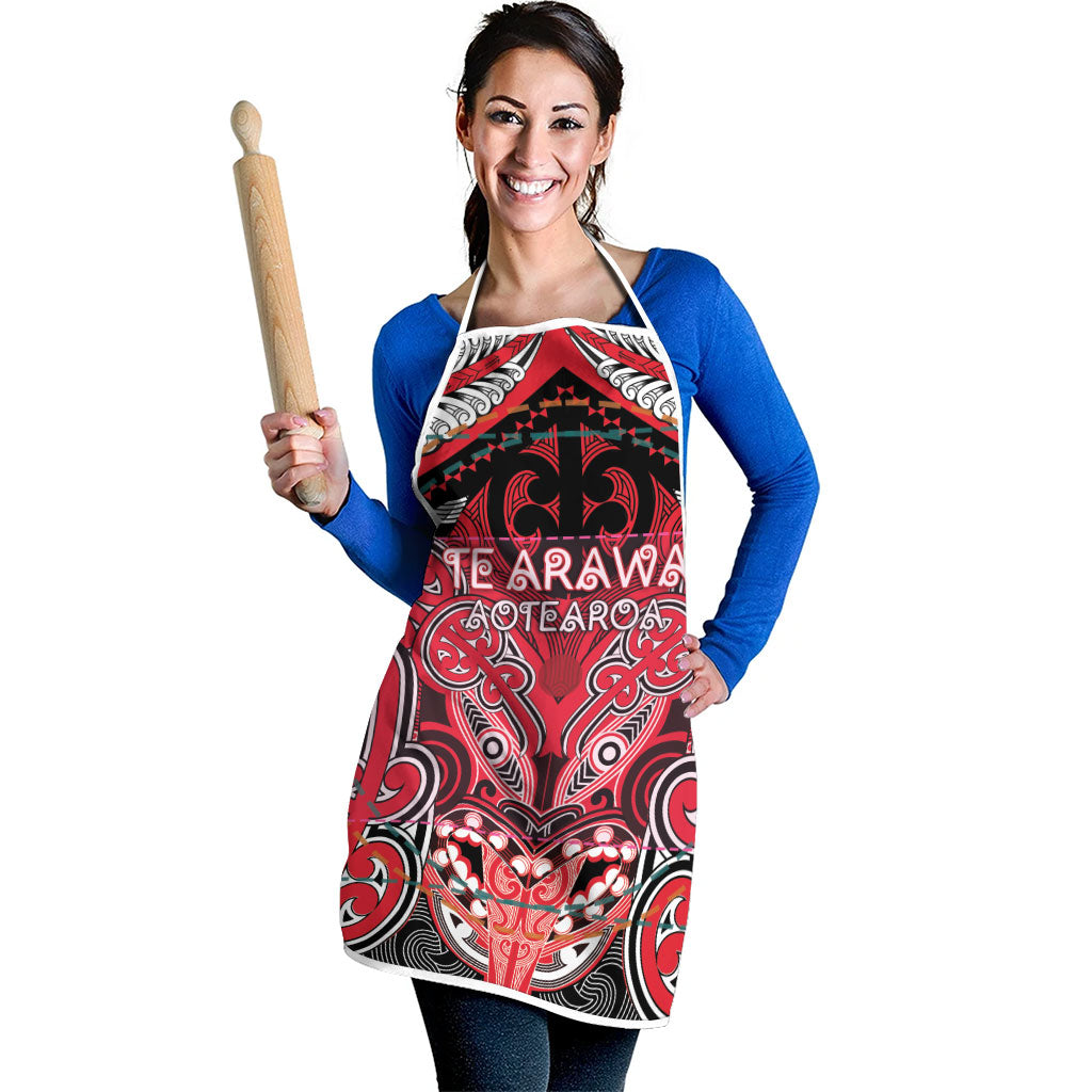 Aotearoa Iwi Te Arawa Apron Maori Kowhaiwhai Pattern LT19 - Polynesian Pride